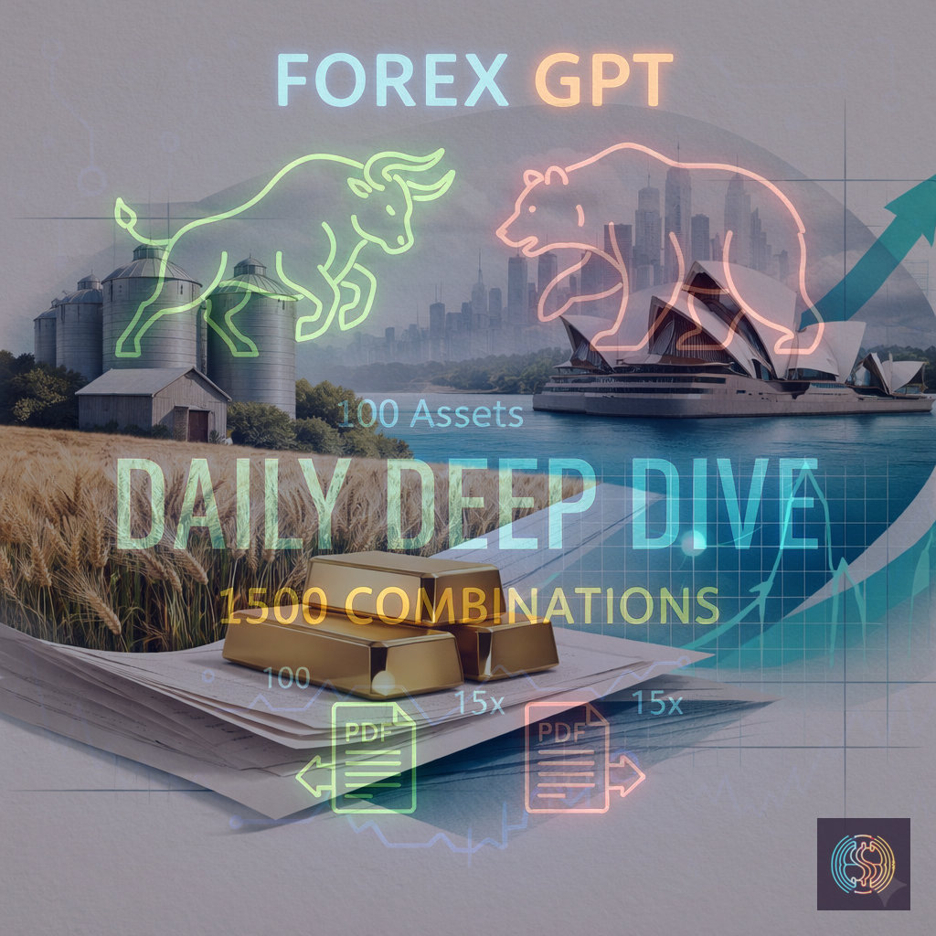 DDD: WHEAT/USD Surges Amid Bullish Momentum, XAU/AUD Faces Strong Bearish Sentiment