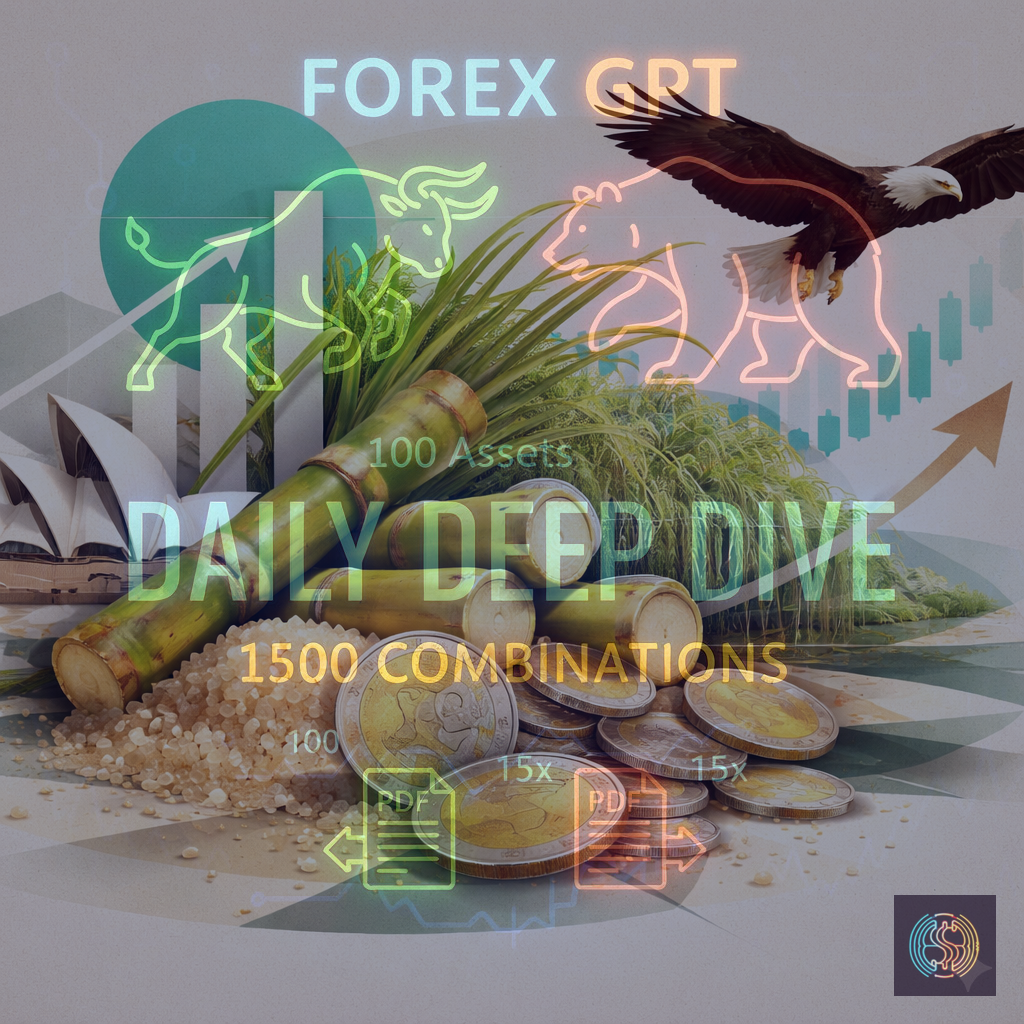 DDD: SUGAR/USD Surges While EUR/AUD Faces a Strong Bear Market