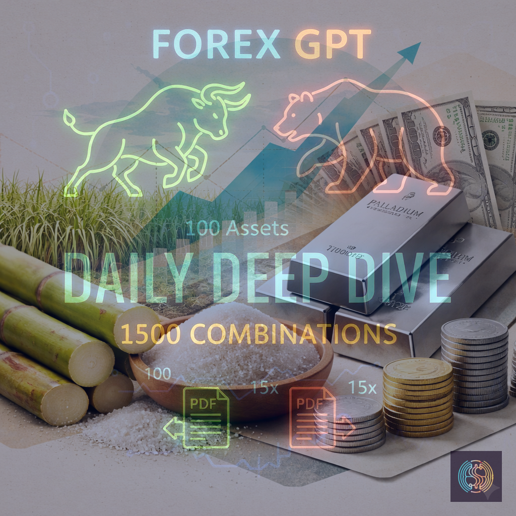 DDD: SUGAR/USD Soars as XPD/USD Faces Strong Bearish Sentiment
